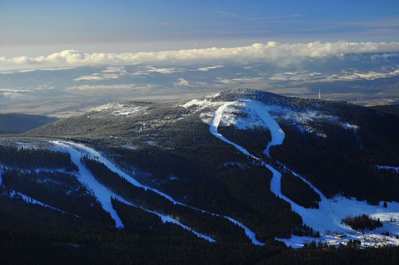 The slopes of the Czarna Góra resort