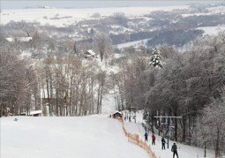 Landscape view of Handzlówka from the Staś lift