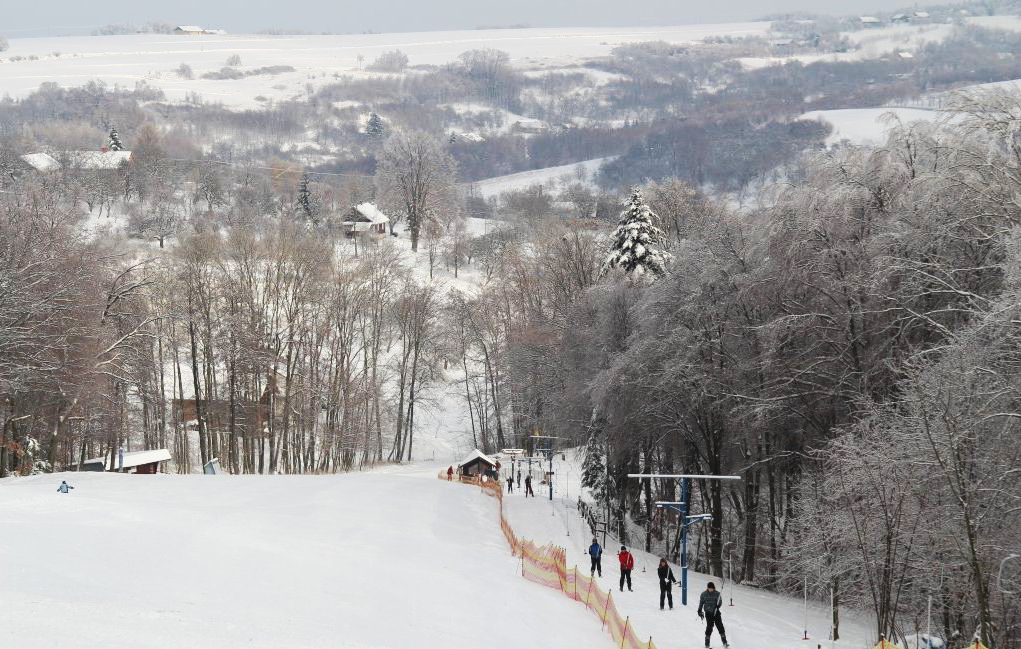 Landscape view of Handzlówka from the Staś lift