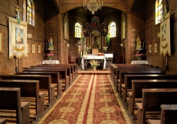 Wnętrze cerkwi w Sierpniu 2012