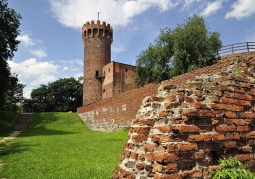 Castle ruins from the entrance