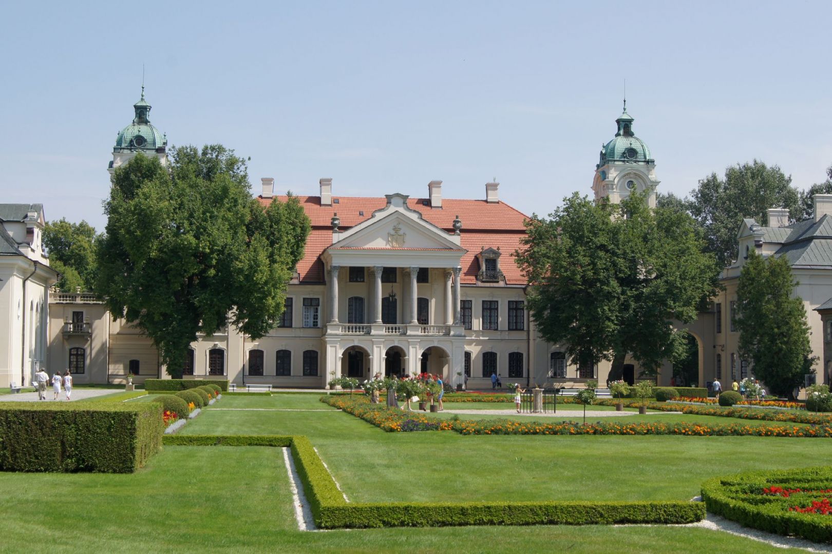 The Zamoyski Museum and palace and park complex in Kozłówka