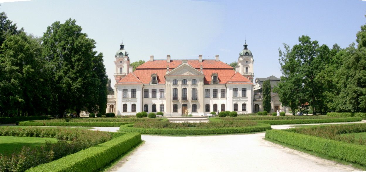 The Zamoyski Museum and palace and park complex in Kozłówka