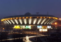 Saucer at night