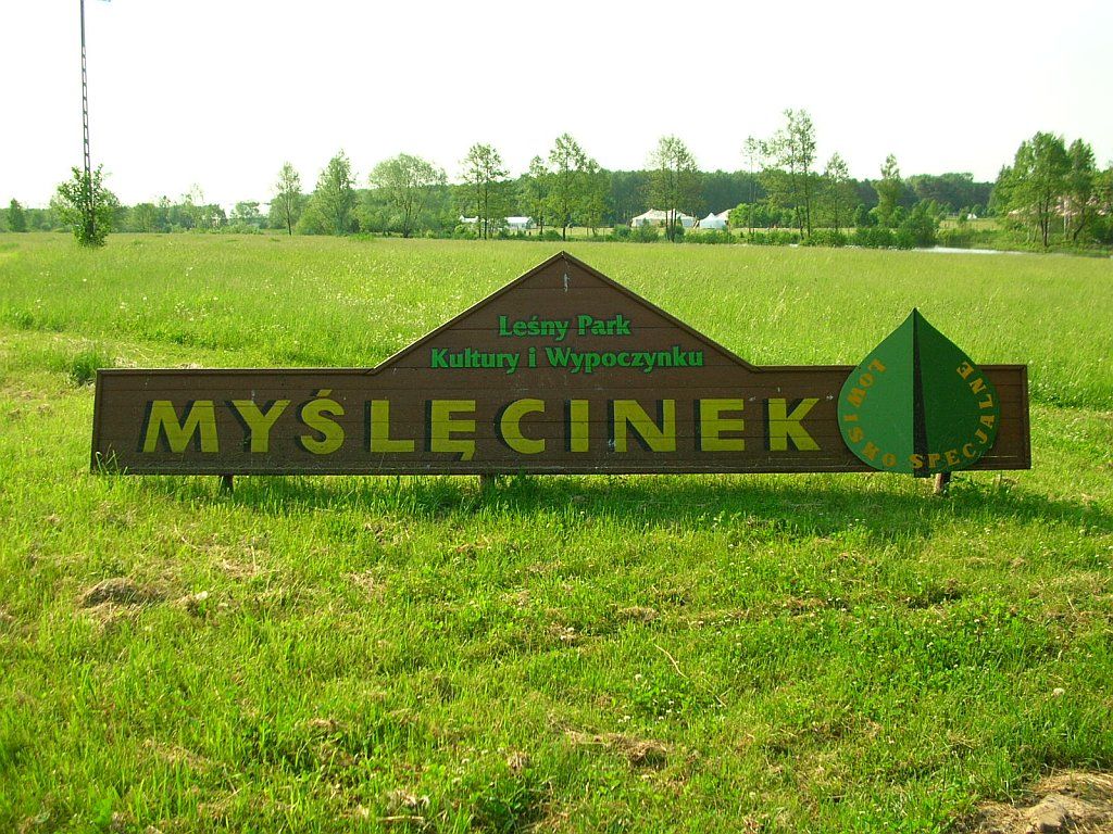 Table with the name of the park