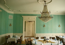 Former salon in the palace in Kobylniki