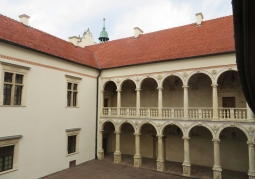 Castle courtyard