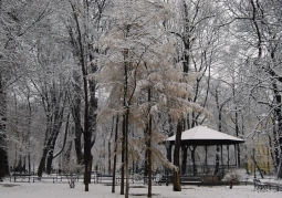 Pavilion on Planty from ul. Westerplatte