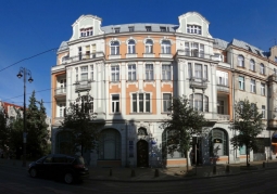 Panorama of Gdańska Street with tenement house No. 68