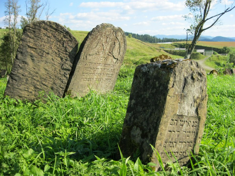 Matzeva at the Jewish cemetery