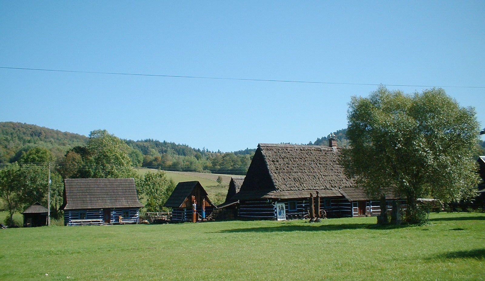 Lemki's cottages in Zyndranowa