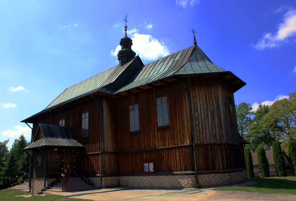 Wooden church building