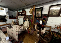 Living room of the Poleska cottage