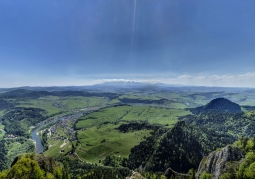 View of the Tatra Mountains from the observation platform