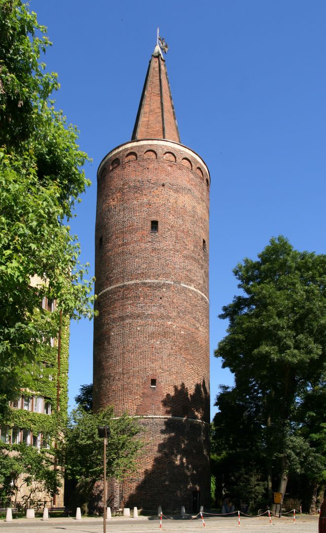 Castle tower in Opole