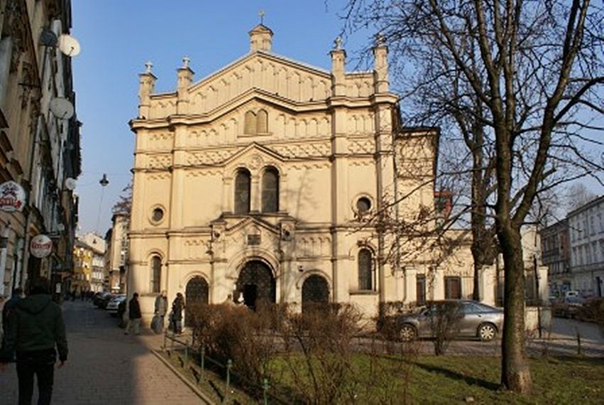 Tempel synagogue building in Kraków