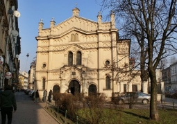 Tempel synagogue building in Kraków