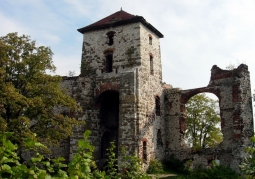 One of the castle turrets