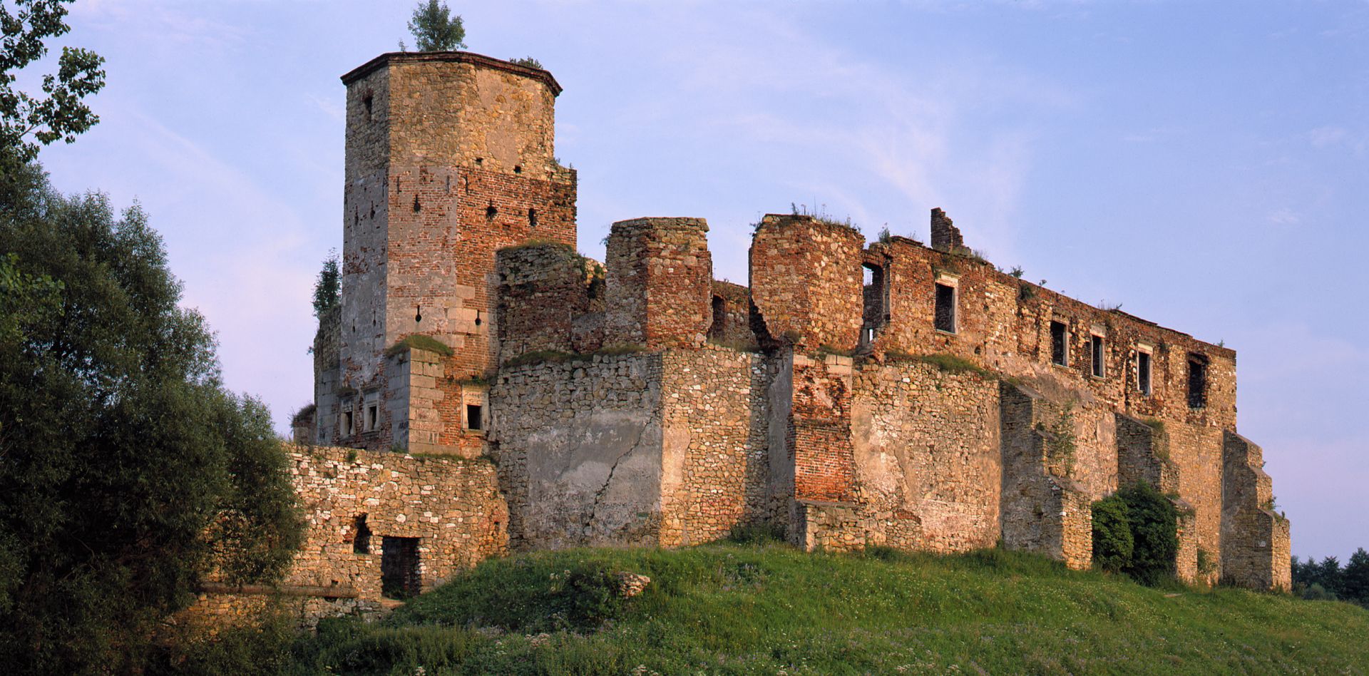 Ruins of stronghold in Siewierz