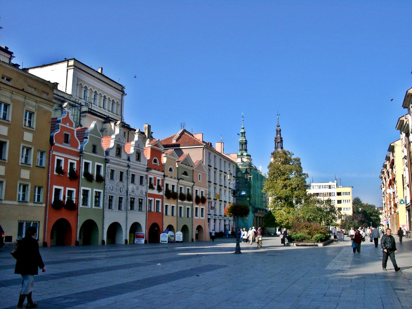 Widok na legnicki rynek