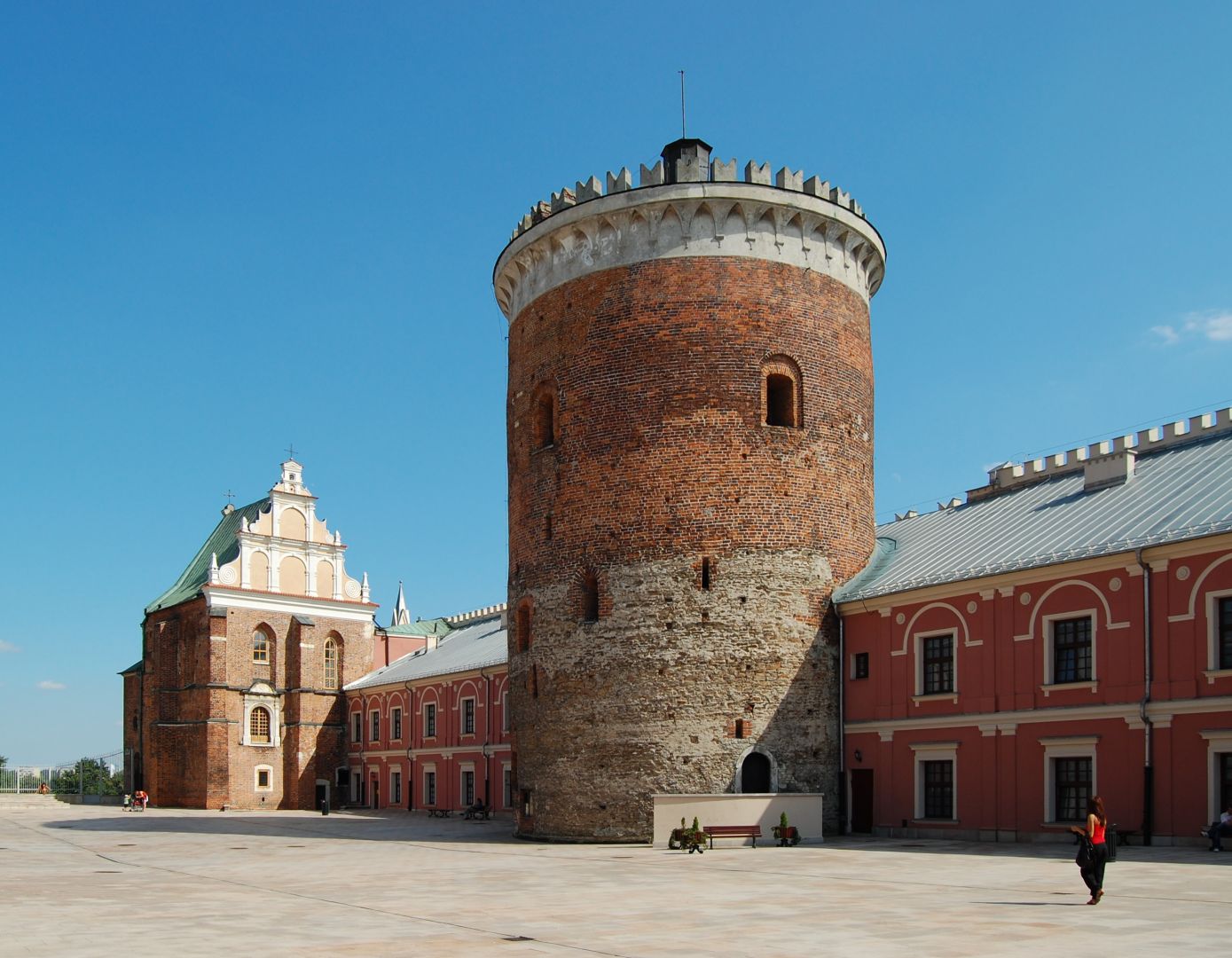 Observation tower at the castle in Lublin