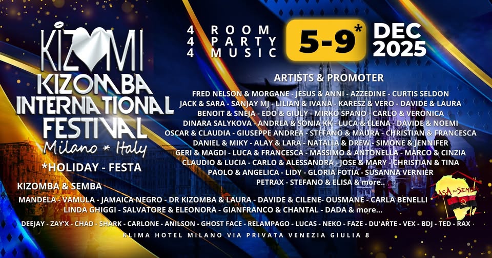 KIZMI 2025 - Kizomba Milano International Festival 