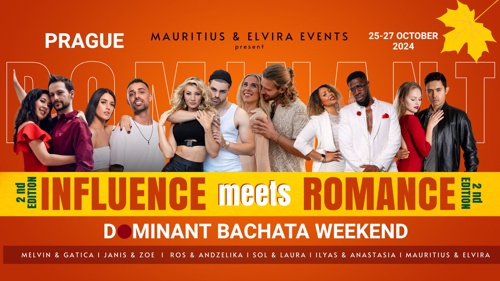 Influence meets Romance Dominant Prague Bachata 2024