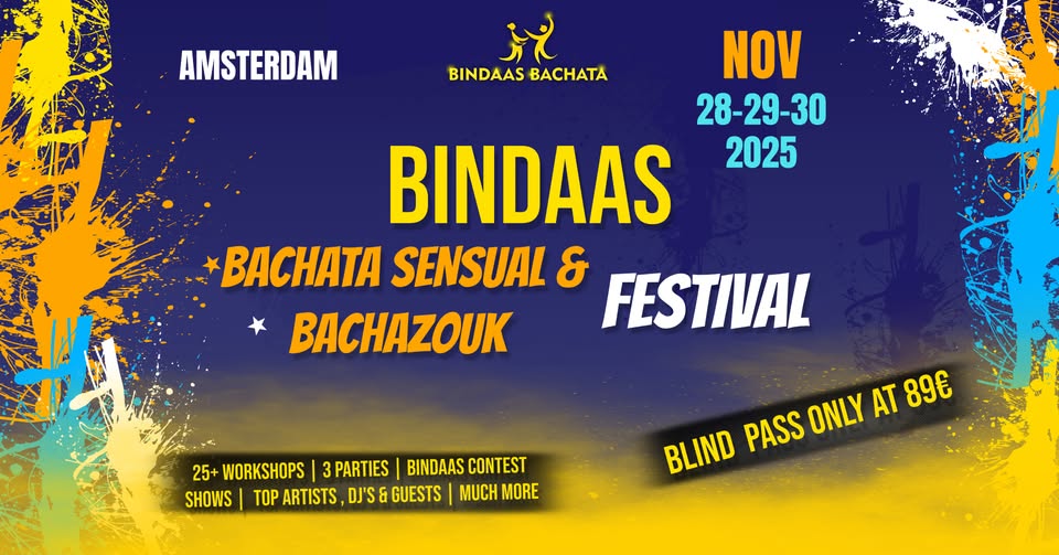 Bindaas Bachata Sensual & Bachazouk Festival  Amsterdam