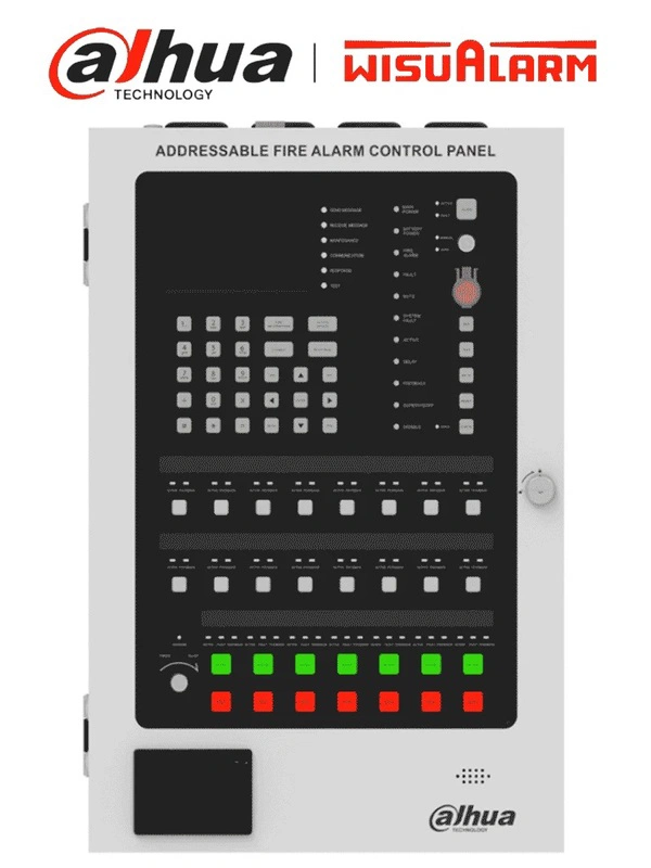 Addressable Fire Alarm Control Panel 2 Loops