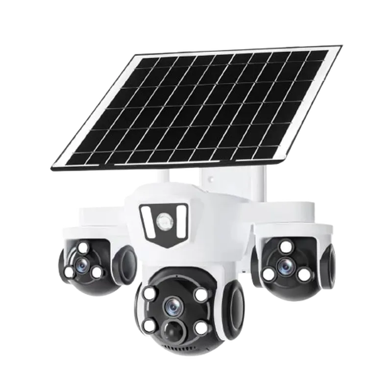 Camera de surveillance solaire multi screen 4G