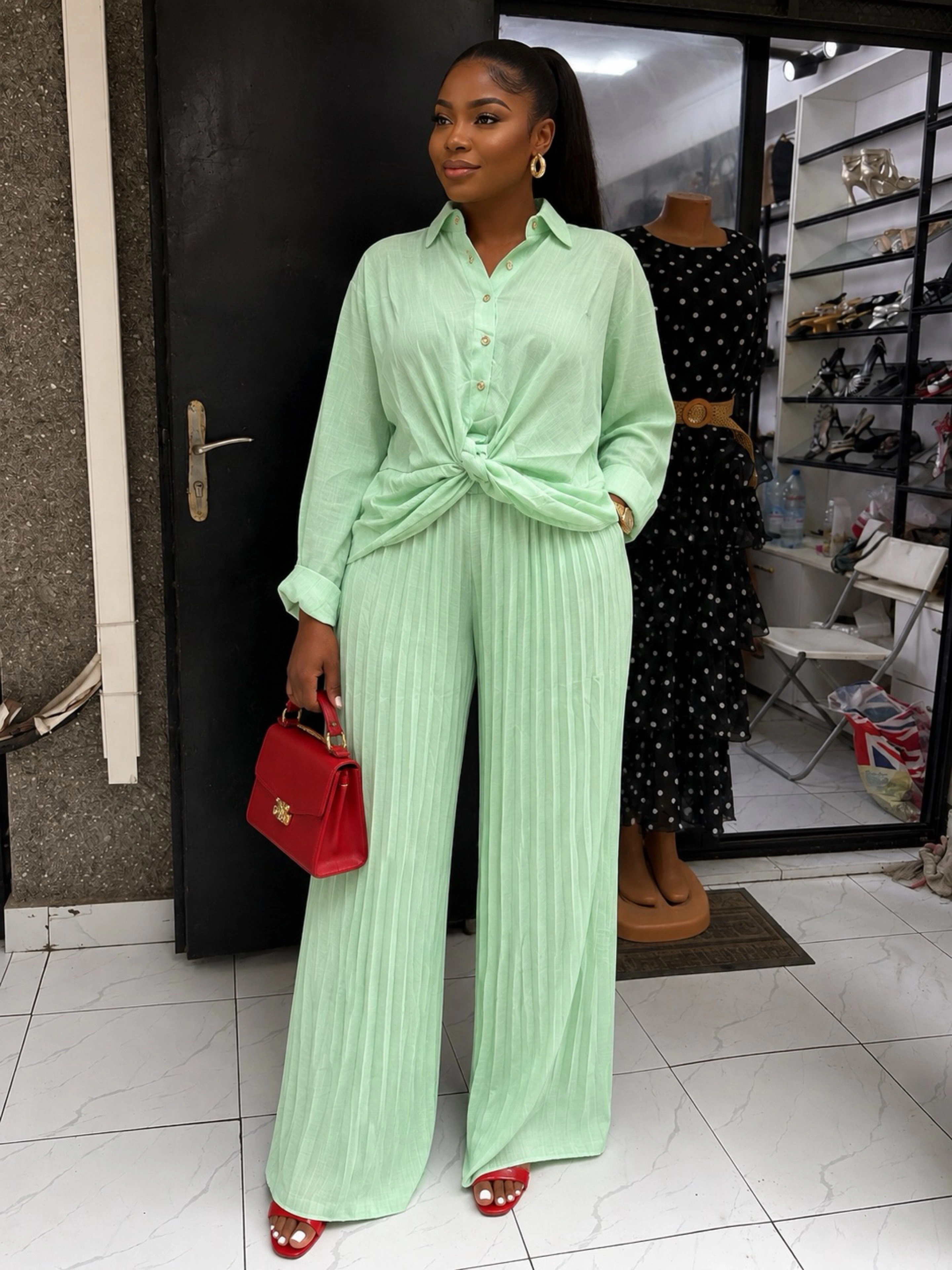 Two piece trouser
