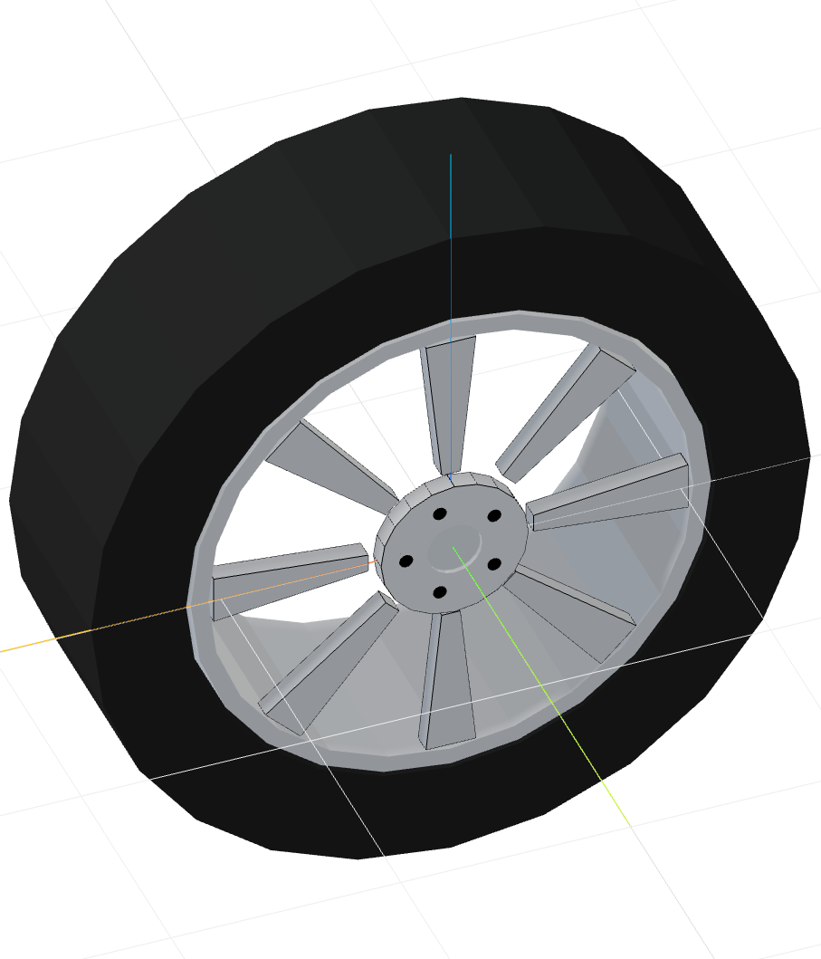 Alloy Wheel Tire Assembly 3D Configurator