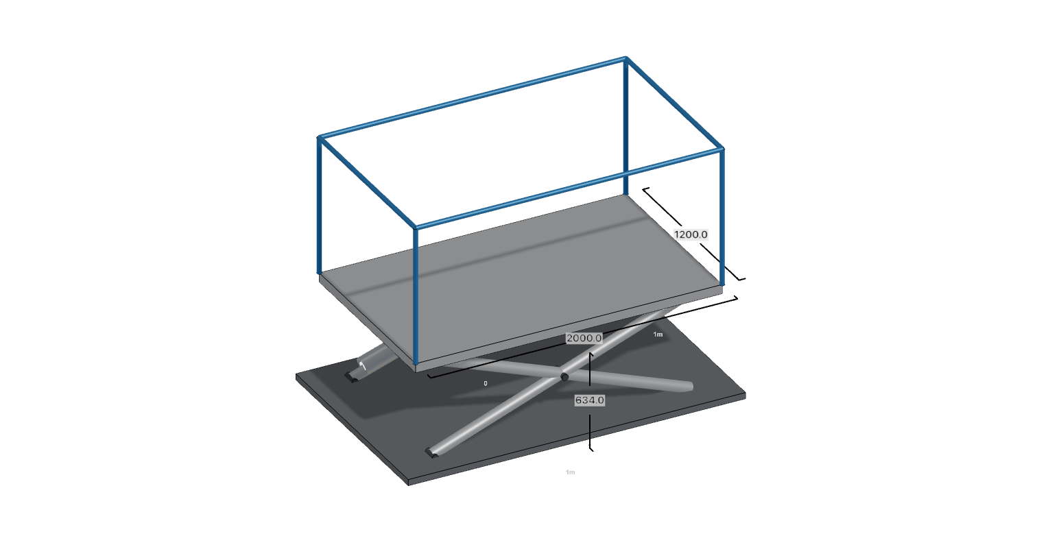 Fahrzeughebebühnen-Baugruppe 3D-Konfigurator
