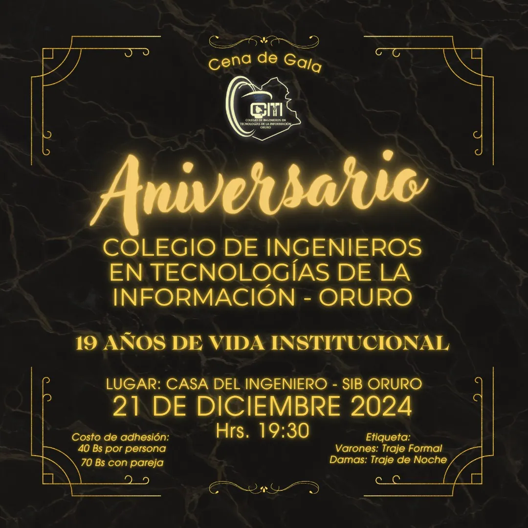 Cena de Gala CITI Oruro 2024