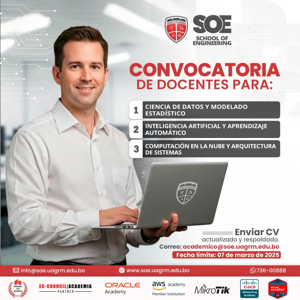 Convocatoria a Docentes de Posgrado - SOE UAGRM
