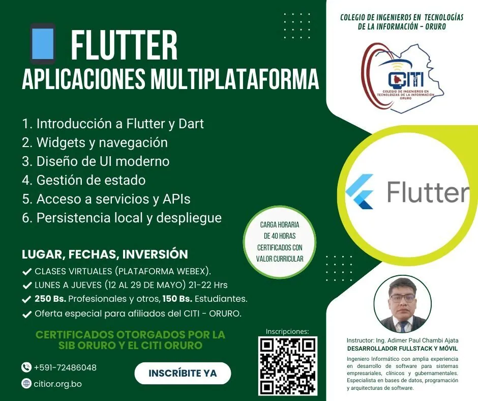 CURSOS TALLER DE DESARROLLO WEB Y APPS MODERNAS