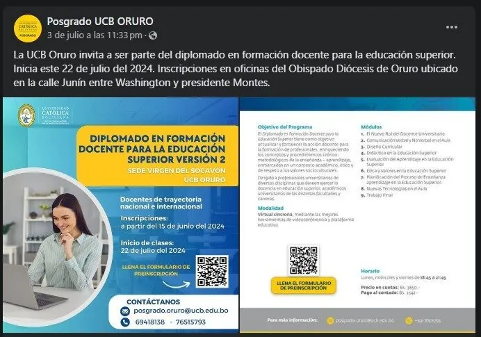 Diplomado en Educación Superior