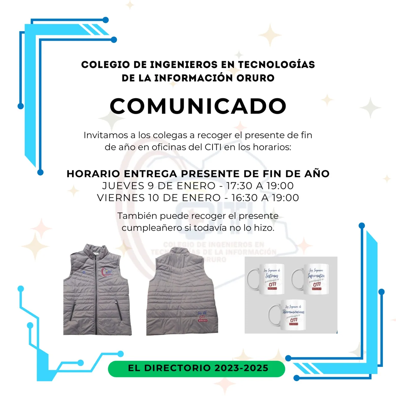 Fechas Entrega Presente Navideño 2024