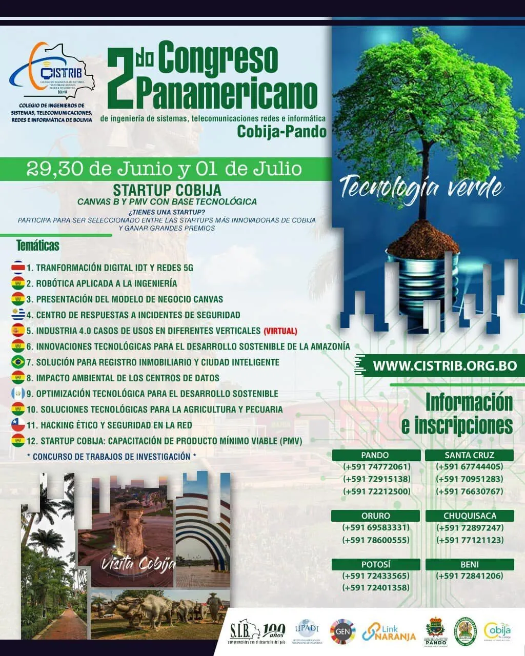 Representación CITI - Oruro a Congreso Pando 2023