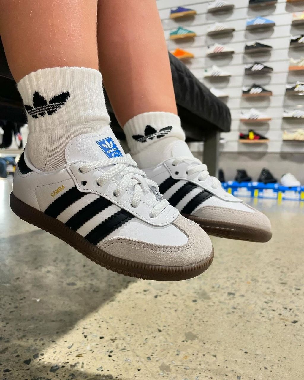 Adidas Samba (Black and white) babies