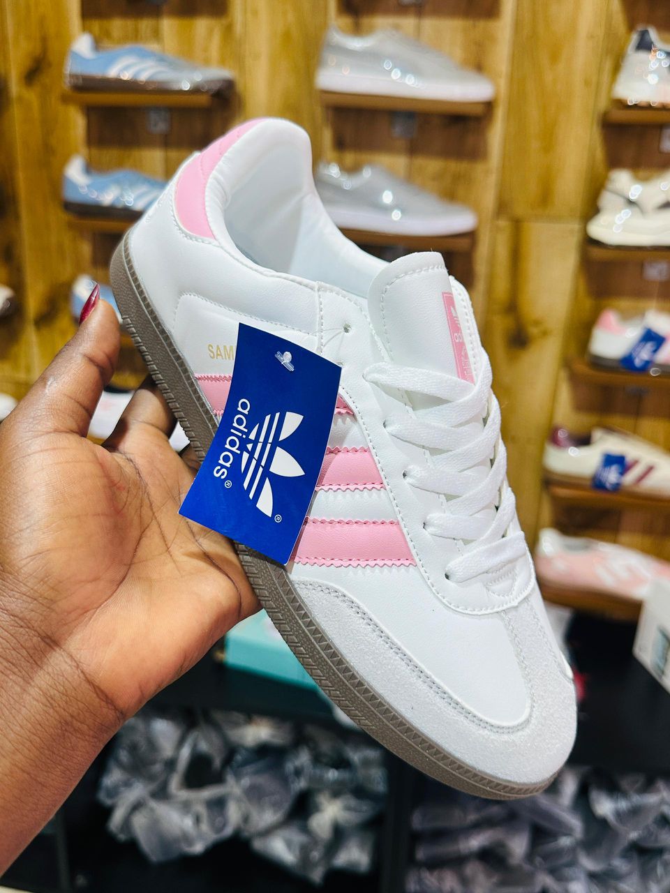 Adidas Samba OG - White & Pink