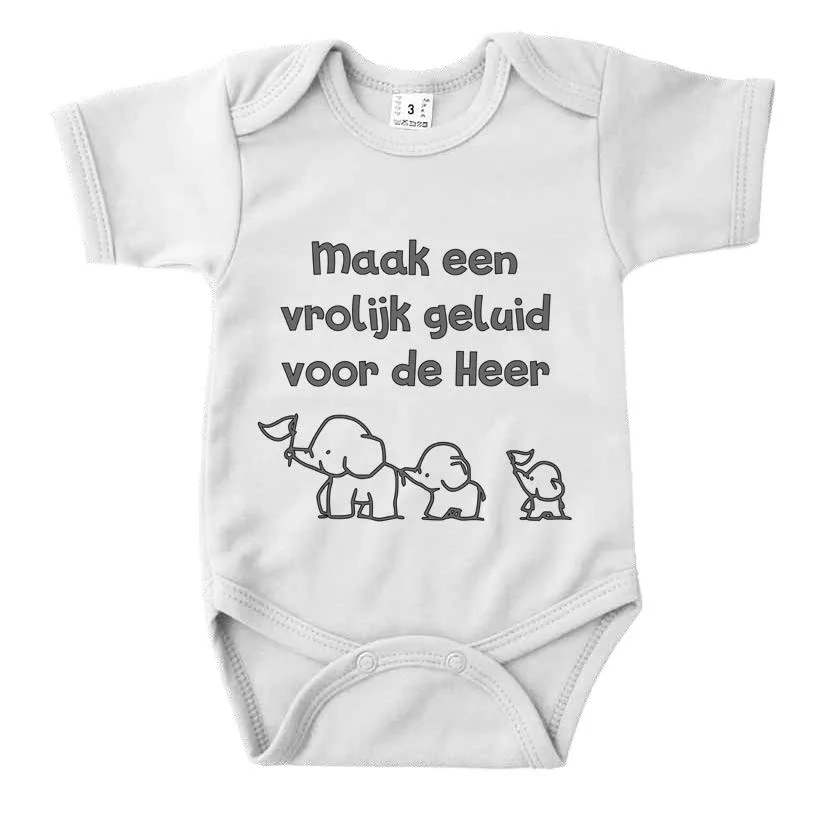 Maak een vrolijk geluid voor de Heer