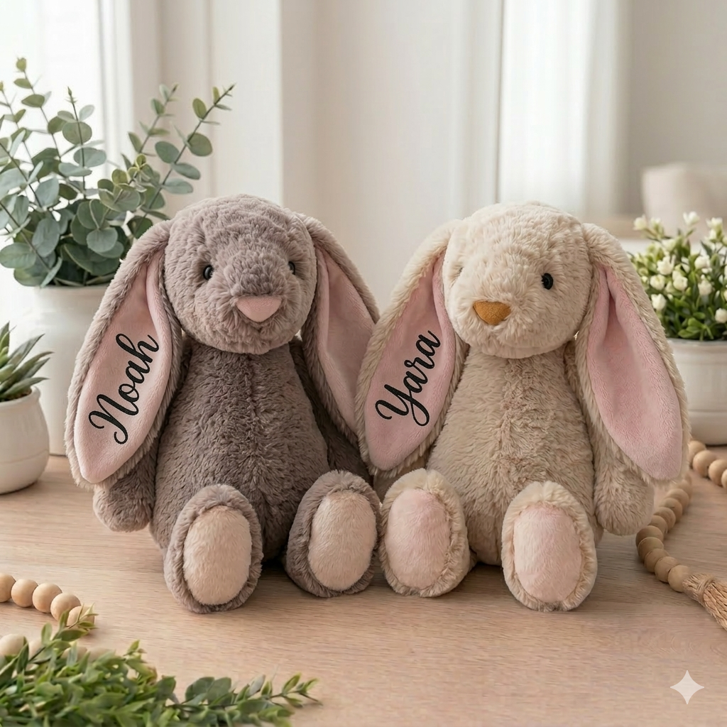 Knuffel konijn met naam