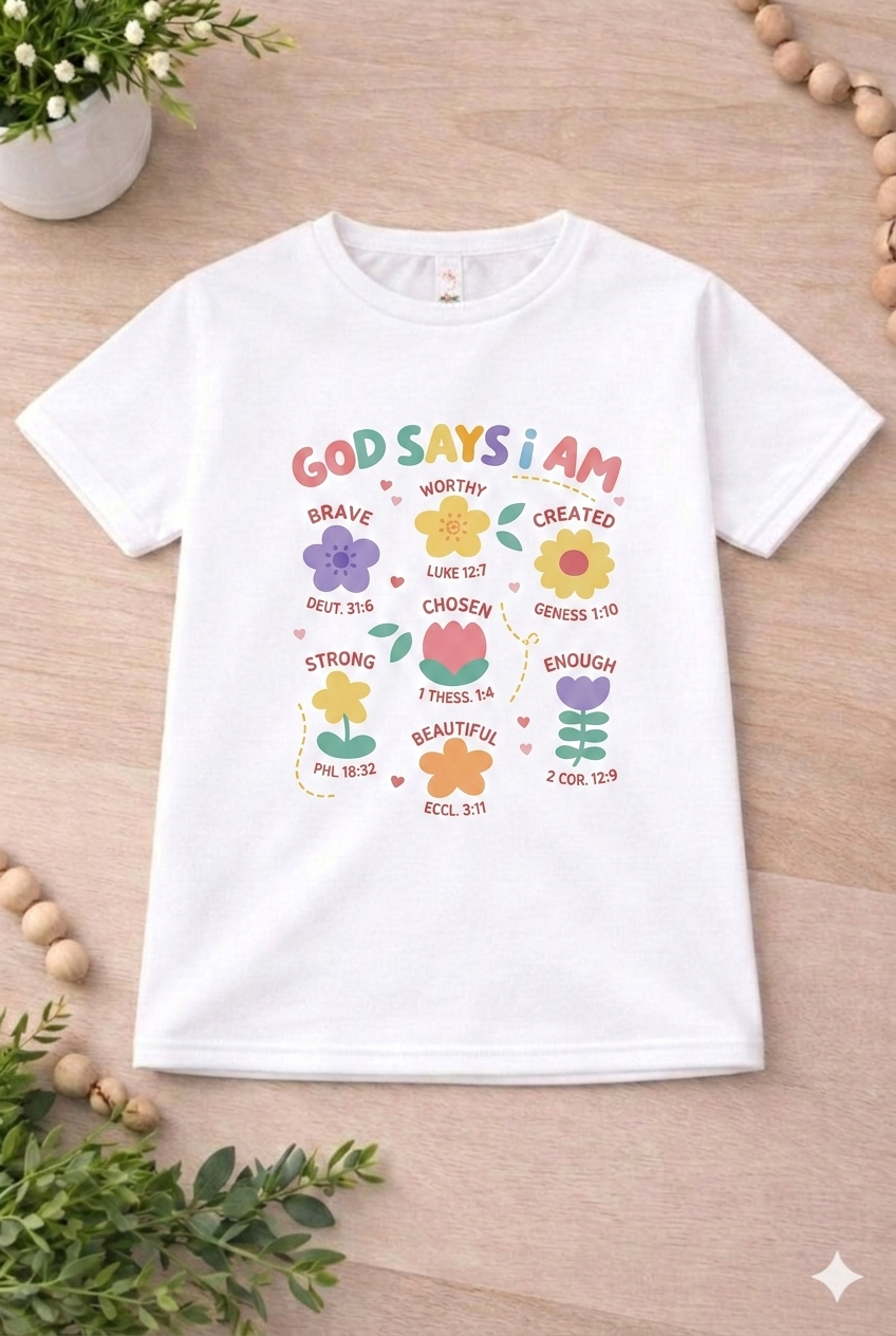 God says i am (flowers)