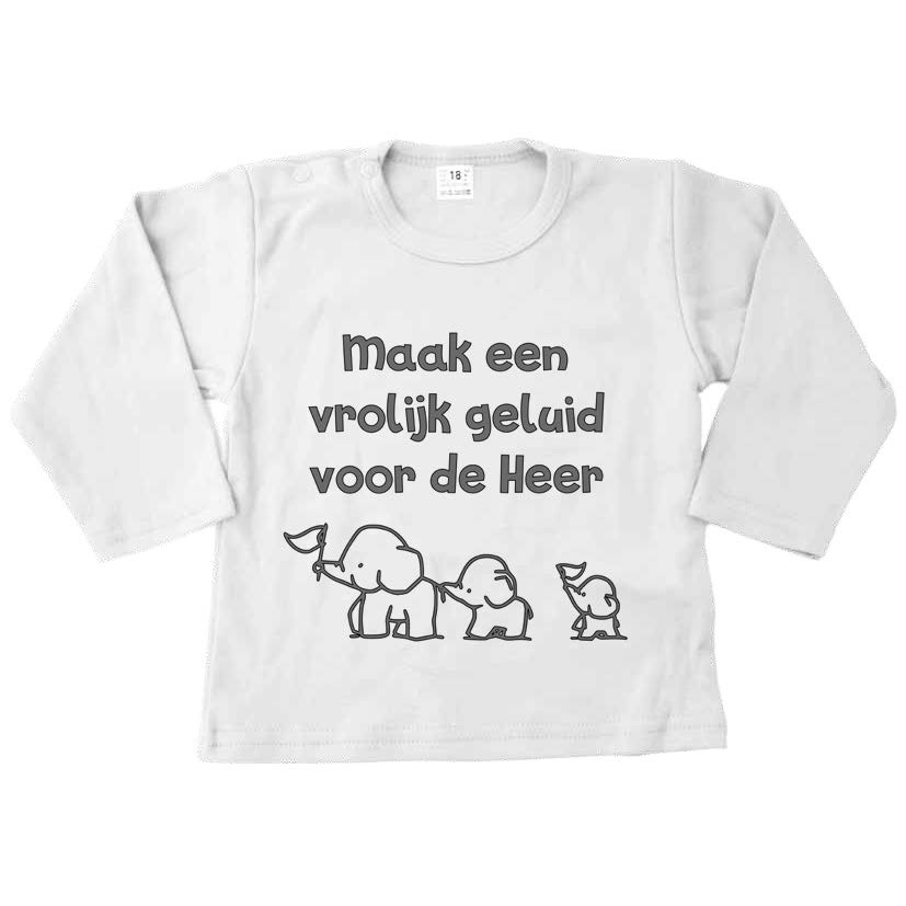 Maak een vrolijk geluid voor de Heer