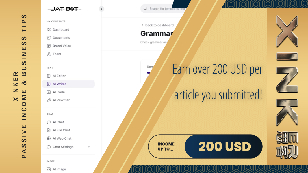 [Passive Income] Earn over $200 a day with AI-generated articles!