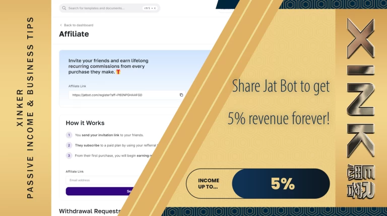 [Passive Income] Share Jat Bot to get 5% revenue forever!