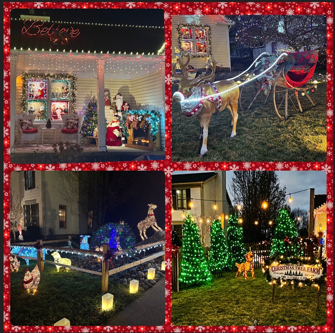 A Hallmark Christmas, Christmas lights in Seville, OH (photo 1)