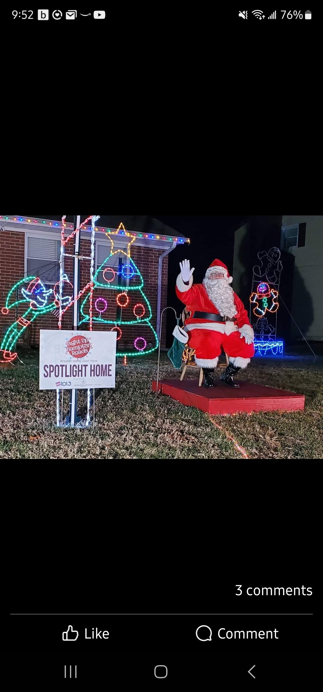 Neighborhood Santa, Christmas lights in Virginia Beach, VA (photo 1)
