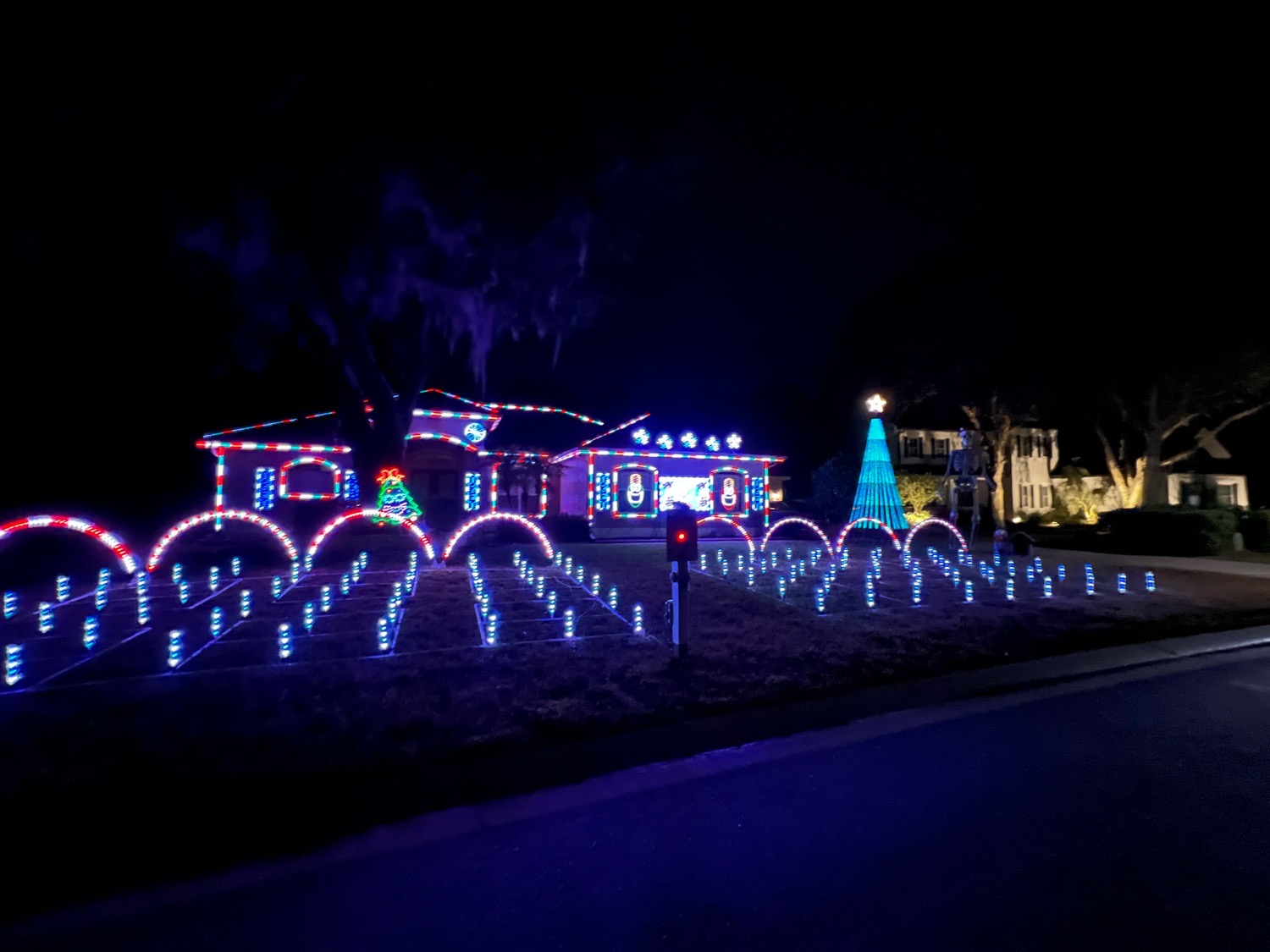 The Krampers light show, Christmas lights in New Port Richey, FL (photo 1)